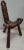 20th Century Hand-Crafted Brutalist Tripod Spanish Birthing Chair For Sale - Image 4 of 11