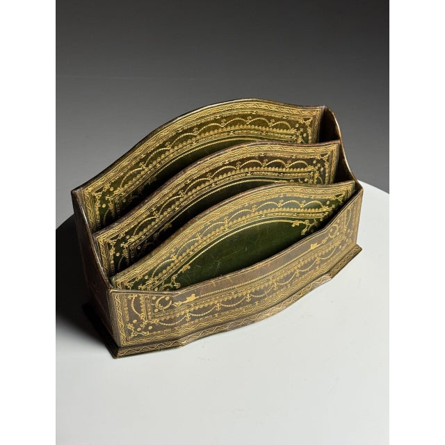 Desk Organizer in Leather For Sale - Image 16 of 17