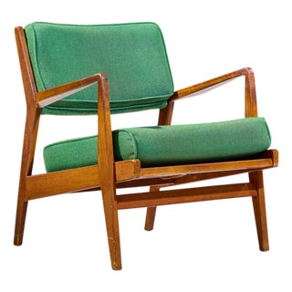 Jens Risom Mid Century Lounge Chair For Sale