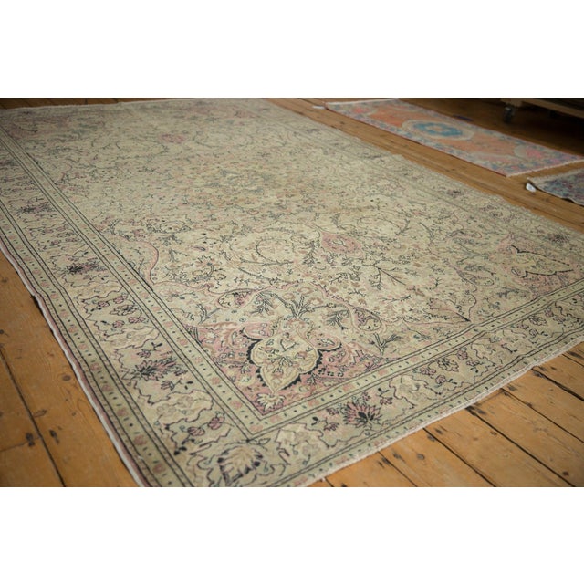 Traditional Vintage Distressed Kayseri Carpet - 6'8" x 9'8" For Sale - Image 3 of 10