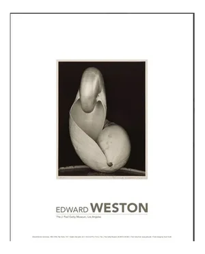 Contemporary J. Paul Getty Musuem Edward Weston Exhibition Poster