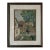 1920's Vintage Irwin Rosen Village Landscape Watercolor Painting, Framed For Sale