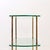 Brass Side Table with Double Glass Top in the style of Maison Jansen, 1940 For Sale - Image 5 of 16