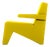 Cubic Lounge Chair in Oker by Moca For Sale