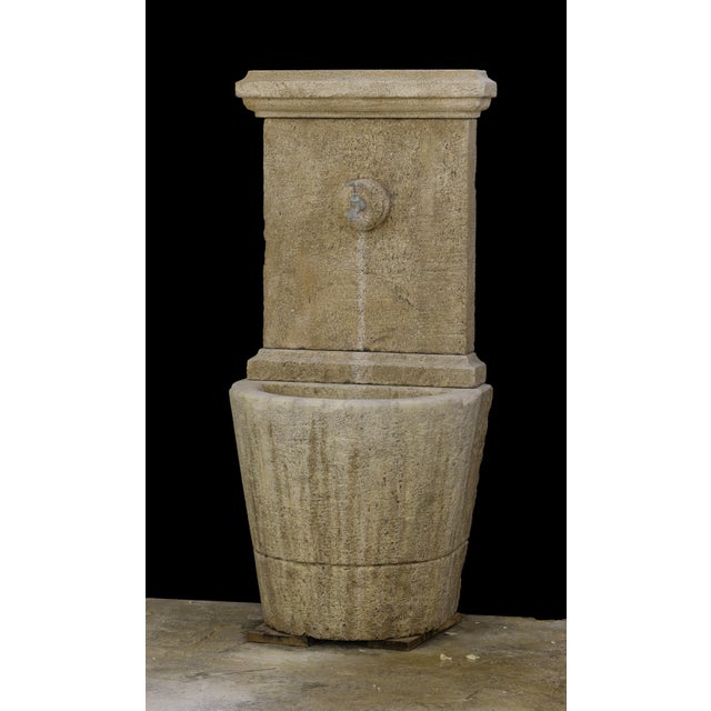 15th Century and Earlier Old Stone Fountain. Antique Fountain Small Garden Fountain. Wall Fountain. For Sale - Image 4 of 5