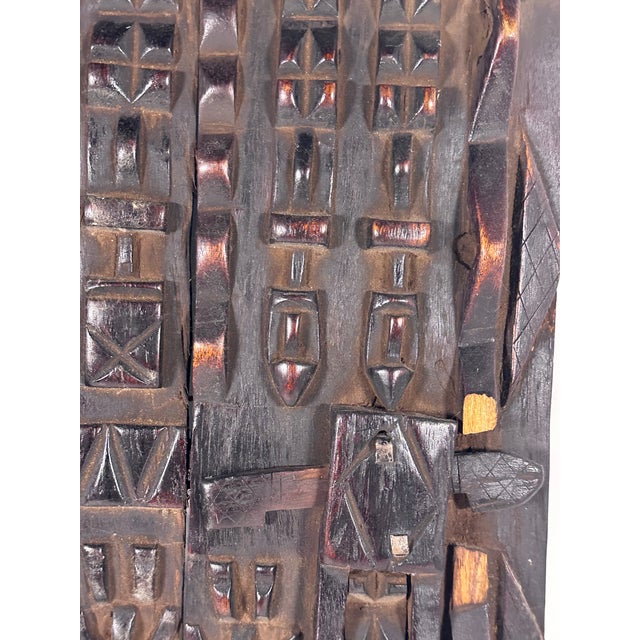 African Dogon Granary Door For Sale - Image 6 of 17