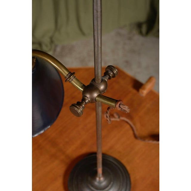 Antique French Adjustable Rise and Fall Desk Lamp, 1910 For Sale - Image 4 of 7