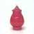 Mid-Century Modern Cranberry Lidded Glass Storage Container Curation - Group of 3 For Sale - Image 3 of 12