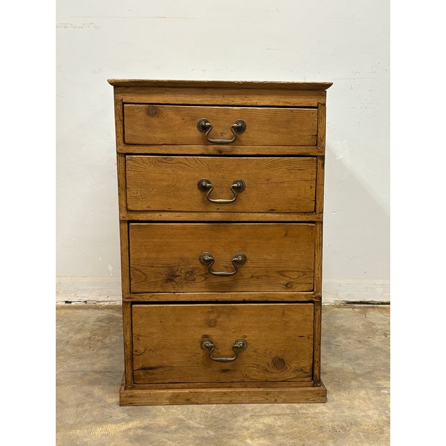 19th Century English Pine Chest of Drawers For Sale - Image 4 of 8