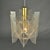 Small Mid-Century Modern Pendant Lamp in Clear Acrylic Glass, Wire and Brass, 1970s For Sale - Image 3 of 18