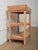 Late 20th Century Handcrafted Indian Wooden Three-Tier Shelf With Tray Top and Rustic Patina For Sale - Image 4 of 4