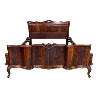 Early 20th-Century Italian Antique Bed Frame For Sale