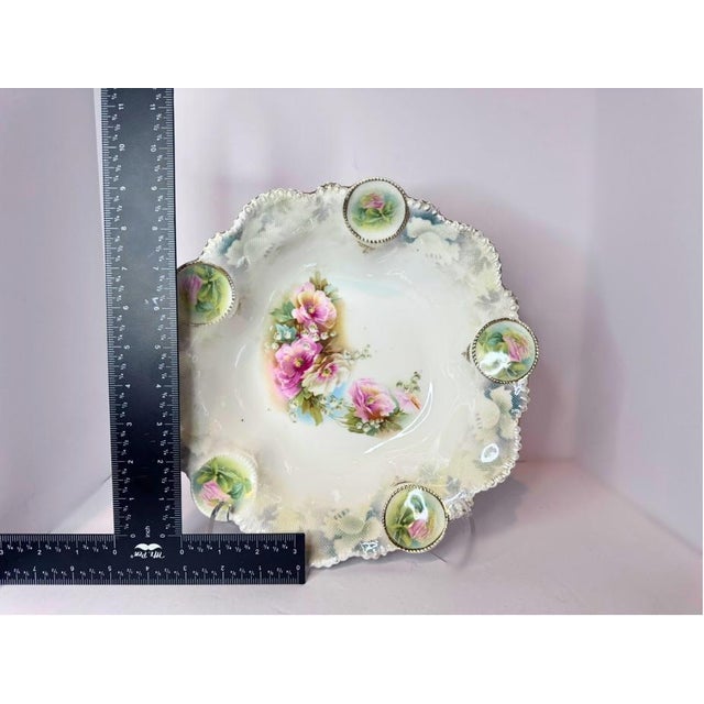 Early 20th Century Rs Prussia "Five-Medallion" Porcelain Bowl For Sale In Portland, OR - Image 6 of 7
