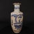 Vintage Blue & White Rouleau Vase With Crackle Glaze For Sale In Los Angeles - Image 6 of 9