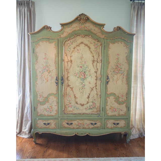 Antique HandPainted French Armoire Chairish