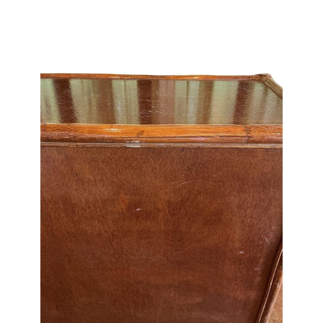 Mid 20th Century French Designer Bamboo Cabinet For Sale - Image 4 of 10