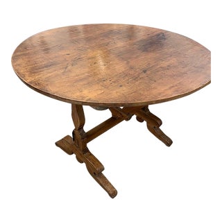 French 19th C. Antique Vineyard Flip-Top Table For Sale