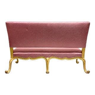 Mid 20th Century French Louis XV Style Settee Chair For Sale