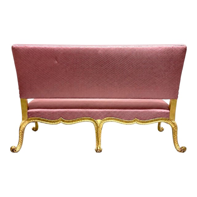 Mid 20th Century French Louis XV Style Settee Chair For Sale