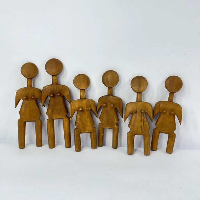 Brown Early 20th Century Ewe Wooden Doll Togo For Sale - Image 8 of 9