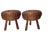 Wicker Stools by Tony Paul, 1950s, Set of 2 For Sale