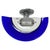 Postmodern Italian Cobalt Blue Murano Glass & Chrome Wall Sconce, 1980s 1 of 7 For Sale - Image 13 of 17