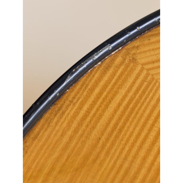 The Vintage Art Deco Round Coffee Table Attributed to André Domin For Sale - Image 10 of 11