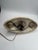 Vintage Art Deco Ivory & Gold Porcelain Pull-Chain Ceiling Light For Sale - Image 11 of 11