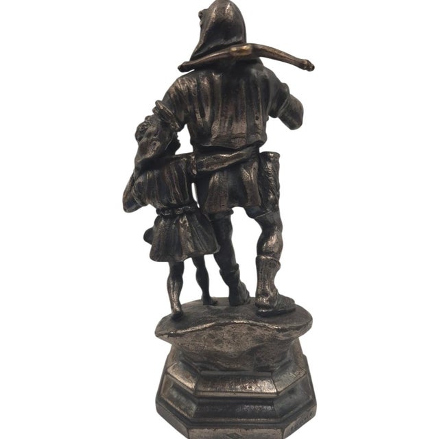 Add a touch of historic and folkloric charm to your home decor or collection with this beautifully detailed pewter...