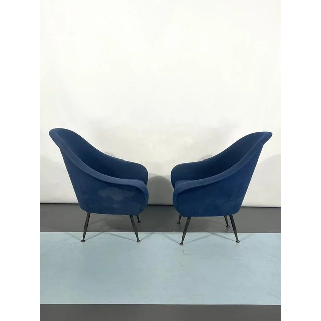 Mid-Century Modern Loveseat and Armchairs by Gastone Rinaldi, 1950s, Set of 3 For Sale - Image 10 of 18