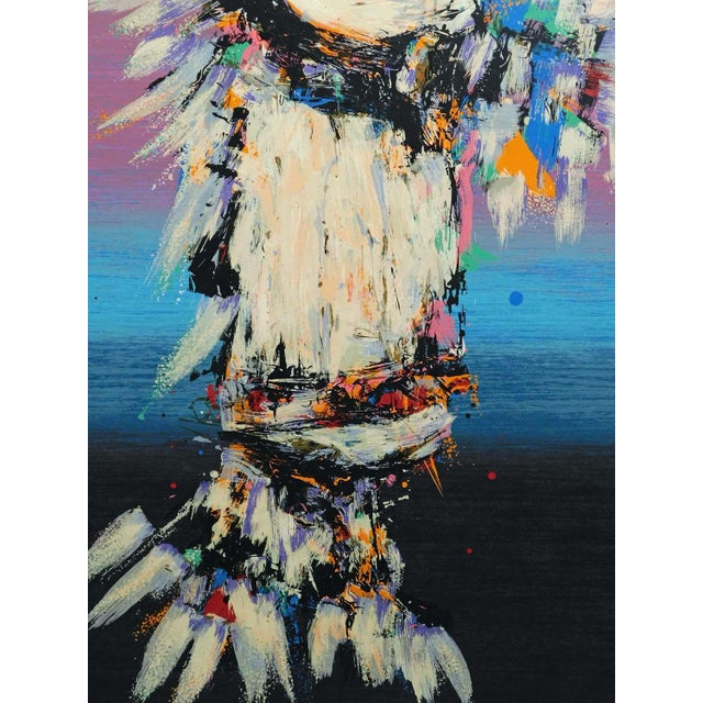 "Kuchina Dancer " Original Limited Edition Serigraph On Paper by Pablo Antonio Milan Hand Signed by the Artist Art Size :...