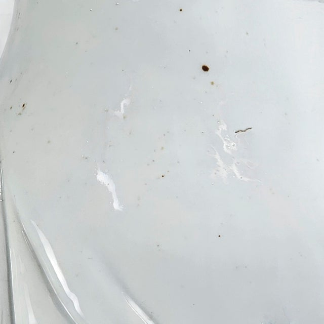 Celadon Large Mid-Century Japanese Celadon Guanyin Porcelain Figure 30" William "Billy" Haines Style Lamp Base For Sale - Image 8 of 14