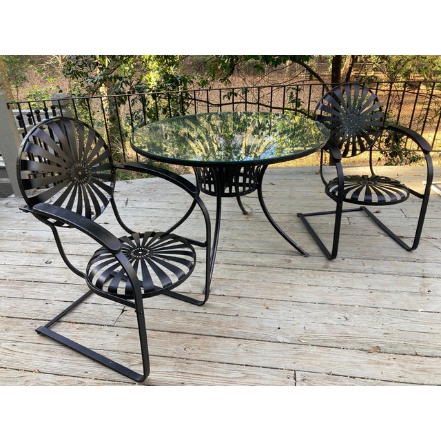 Mid-Century Modern Francois Carre Cantilever Rockers - A Pair For Sale - Image 3 of 10