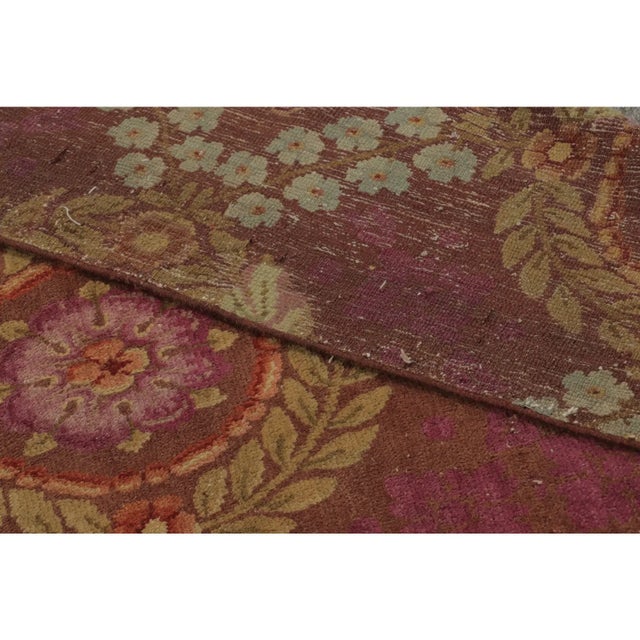 Textile Vintage Art Deco Wool Runner by Rug & Kilim, France, 1950–1959 For Sale - Image 7 of 9