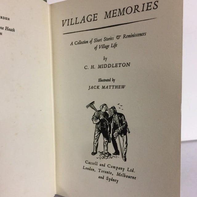 C. H. Middleton "Village Memories" 1941 Book For Sale - Image 4 of 9