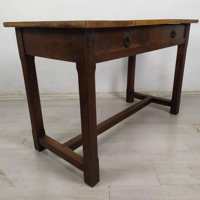 Rustic Office Workshop Table For Sale - Image 15 of 18