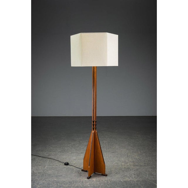 Amsterdam School Standing Lamp, 1930s For Sale - Image 11 of 11