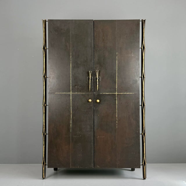 Swiss Sculptural Iron Cabinet, 1995 For Sale - Image 15 of 15