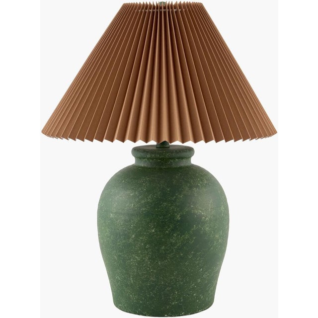 Illuminate your space with the Besson accent table lamp, a delightful fusion of rustic charm and traditional elegance....