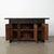 Mid 20th Century Vintage Distressed Black Lacquer Sideboard with Four Drawers and Four Doors For Sale - Image 5 of 7