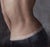 Early 21st Century Eve by Kelly Birkenruth | Oil on Panel Back of a woman with lace detail on jeans. For Sale - Image 5 of 5