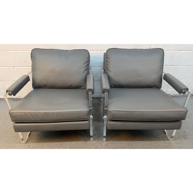 Plastic Late 20th Century Mitchell Gold + Bob Williams Kazan Lounge Chairs For Sale - Image 7 of 18
