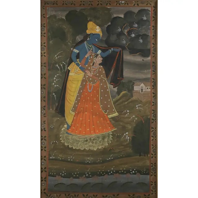 Vintage Indian Pichwai Painting Chairish