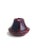 Red Burgundy and Blue Ceramic Double Handle Vase For Sale - Image 4 of 9
