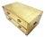 C. 1970s Sarreid Brass Clad Cocktail Table / Two-Drawer Chest For Sale