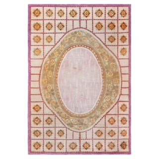 Doris Leslie Blau Vintage French Art Deco Rug For Sale