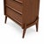 Brown Mid Century Modern Walnut Nightstands. - Pair For Sale - Image 8 of 10