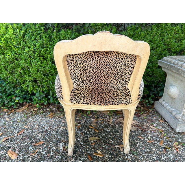 1920s French Louis XV Style Vanity Chair For Sale - Image 5 of 10