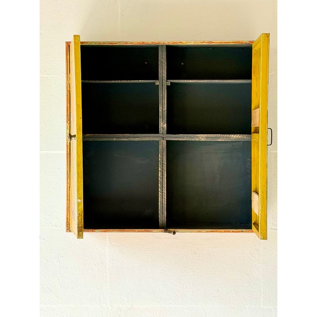 Mid-Century Hand-Painted Cabinet, Former Czechoslovakia, 1970s For Sale - Image 6 of 18