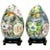 Colorful Cloisonne Eggs - a Pair For Sale - Image 11 of 11